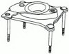 VW 052129765B Flange, carburettor